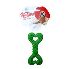 Natura Plastik Kalp Kemik Köpek Oyuncak 12,5 Cm