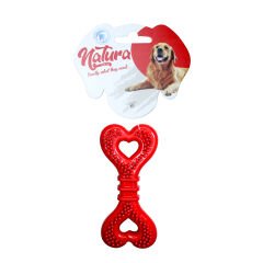 Natura Plastik Kalp Kemik Köpek Oyuncak 12,5 Cm