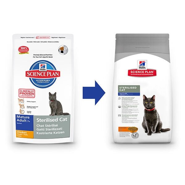 Hills Science Plan Mat. Sterilised Kısırlaştırılmış Yaşlı Kedi Mama 1.5Kg