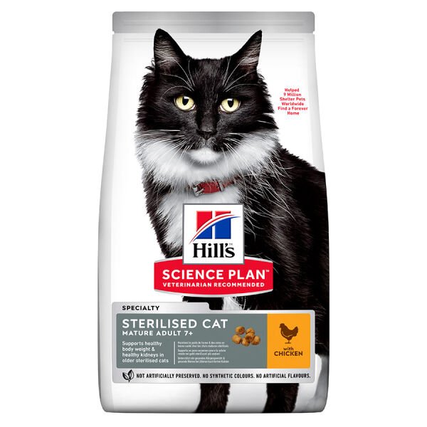 Hills Science Plan Mat. Sterilised Kısırlaştırılmış Yaşlı Kedi Mama 1.5Kg