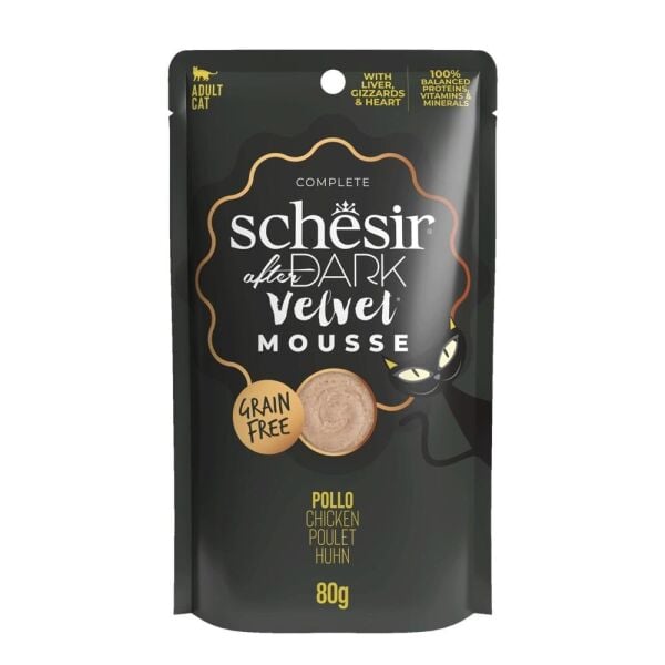 Schesir After Dark Tavuklu Kedi Pouch Maması 80gr