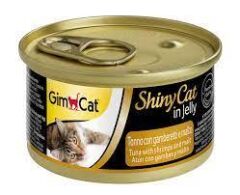 Gimcat ShinyCat Jel İçinde Ton Balık Karides ve Malt Özlü Konserve 70 gr
