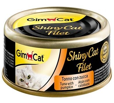 Gimcat Shinycat Kıyılmış Ton Balıklı ve Kabak Kedi Konservesi 70 gr