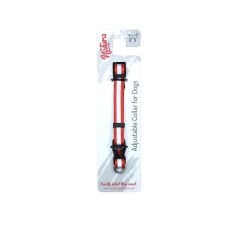 Natura Reflektörlü Köpek Boyun Tasması Xxxs / Xxs - Kırmızı