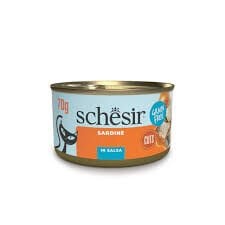 Schesir Tamamlayıcı Sardalyalı Sos İçinde Kedi Konservesi 70g