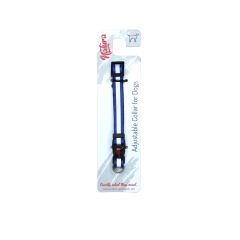 Natura Reflektörlü Köpek Boyun Tasması Xxxs / Xxs - Mavi