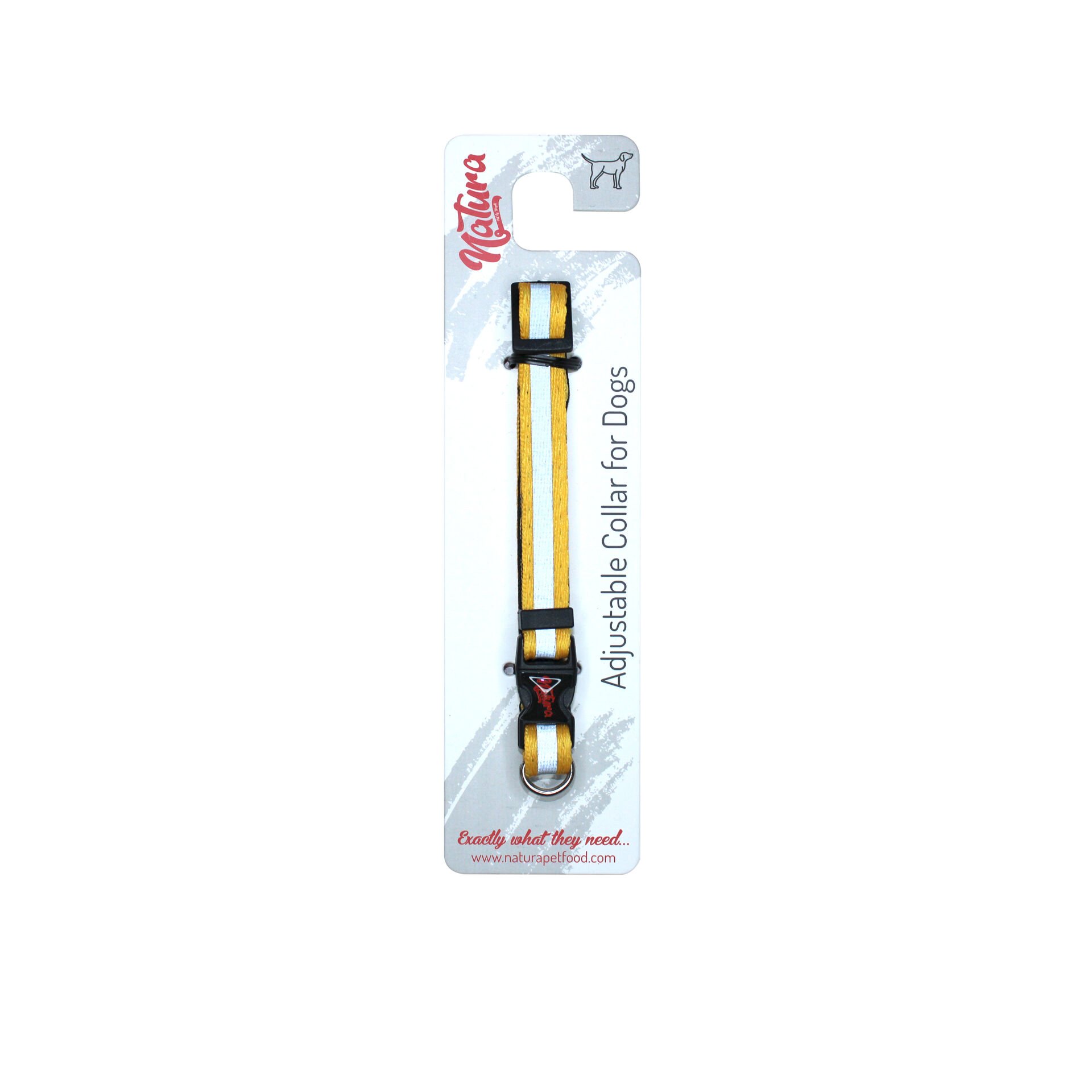 Natura Reflektörlü Köpek Boyun Tasması Xxxs / Xxs - Sarı