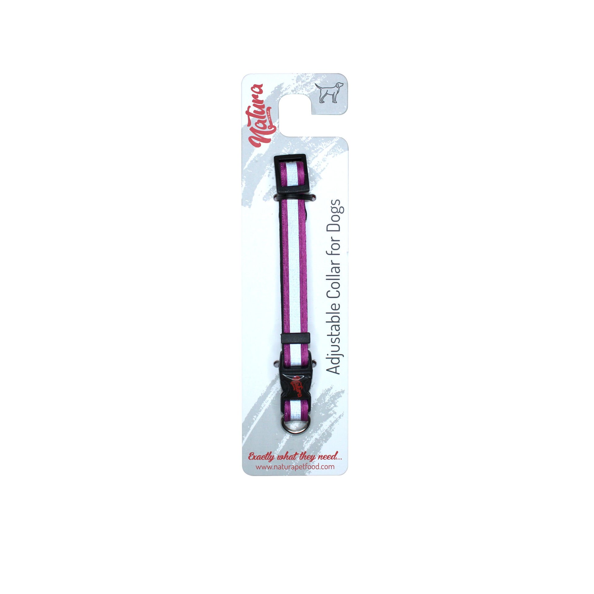 Natura Reflektörlü Köpek Boyun Tasması Xxxs / Xxs - Mor