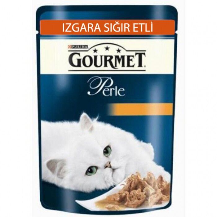 Gourmet Perle Izgara Sığır Etli Kedi Konservesi 85Gr