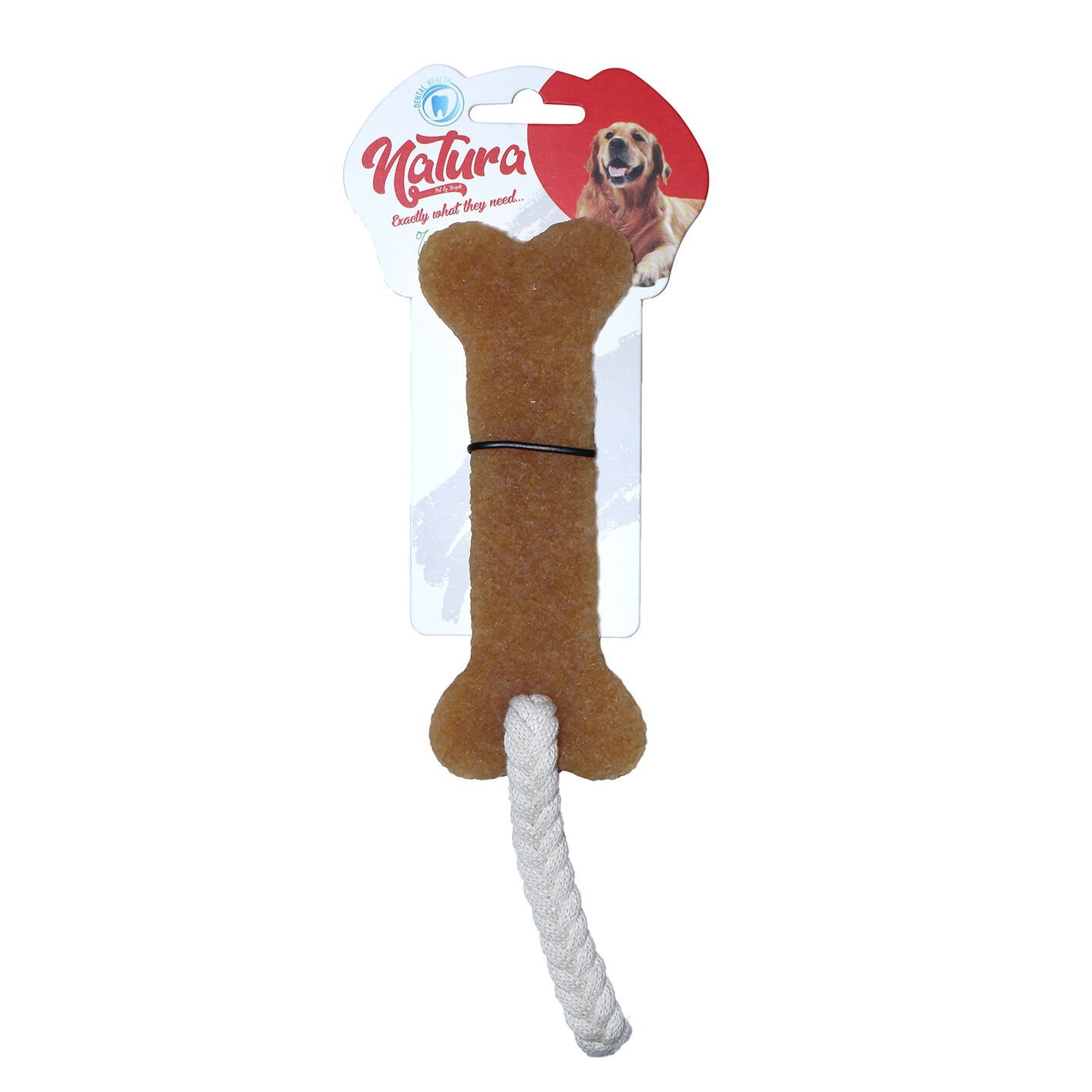 Natura Doğal Kauçuk Büyük Kemik  Köpek Çiğneme Oyuncağı Pth-063