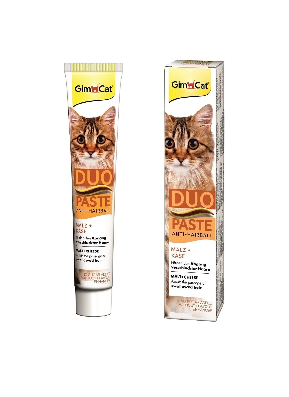 Gimcat Anti-Hairball Duo Paste Peynir ve Maltlı Kedi Macunu 50 Gr