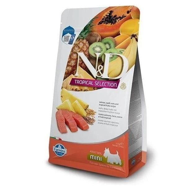 N&D Tropical Somonlu Mini Irk Yetişkin Köpek Maması 1.5 kg