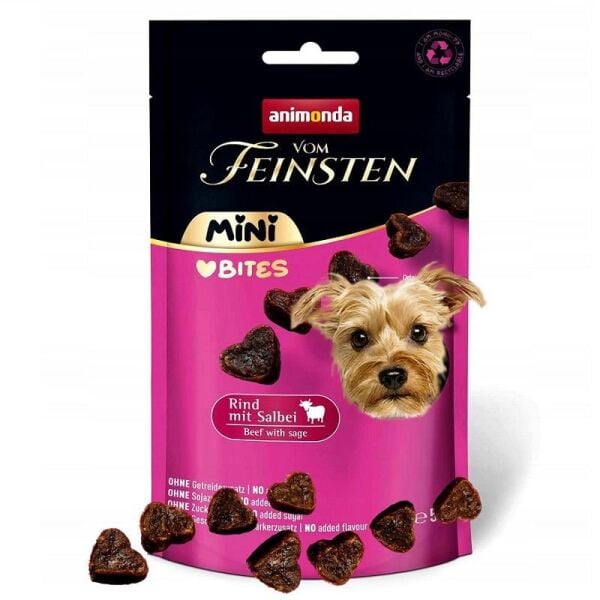 Animonda Vom Feinsten Sığır Etli Yetişkin Mini Irk Köpek Ödül Maması 50g