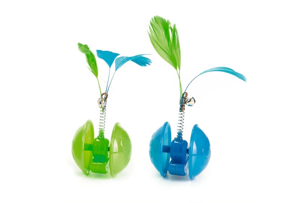 Beeztees Rolly Bolly Hareketli Tüylü Top Kedi Oyuncağı 5cm