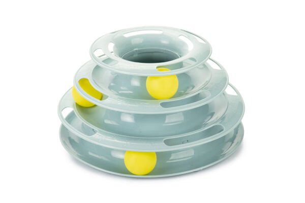 Beeztees Plastik 3 Katlı Toplu Yavru Kedi Oyuncağı 25x25x13cm