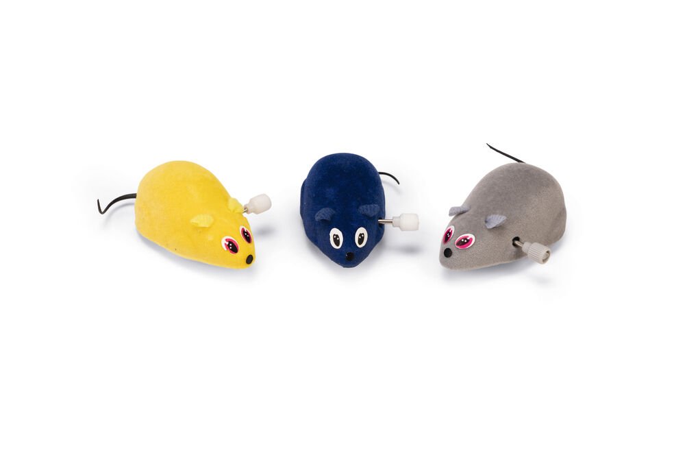 Beeztees Kurmalı Fare Kedi Oyuncağı 6,5x5x3cm 1adet