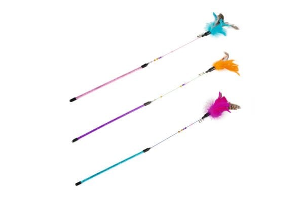 Beeztees Plumo Ucu Tüylü Kedi Oltası 50cm 1 adet