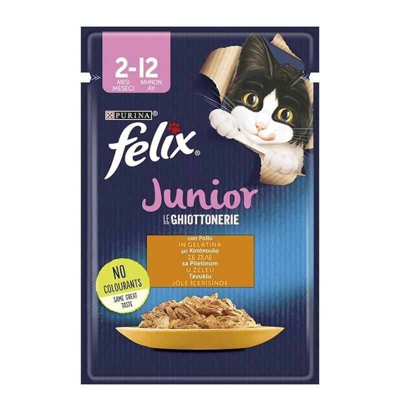 Felix Junior Tavuklu Yavru Kedi Konservesi 85gr