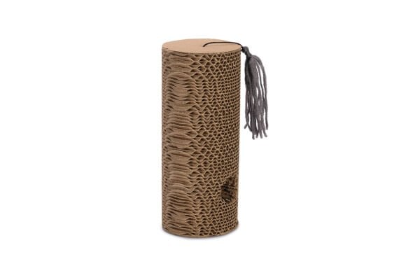 Beeztees Kedi Oyuncağı, Karton Silindir ve Püskül, 23x10x10cm