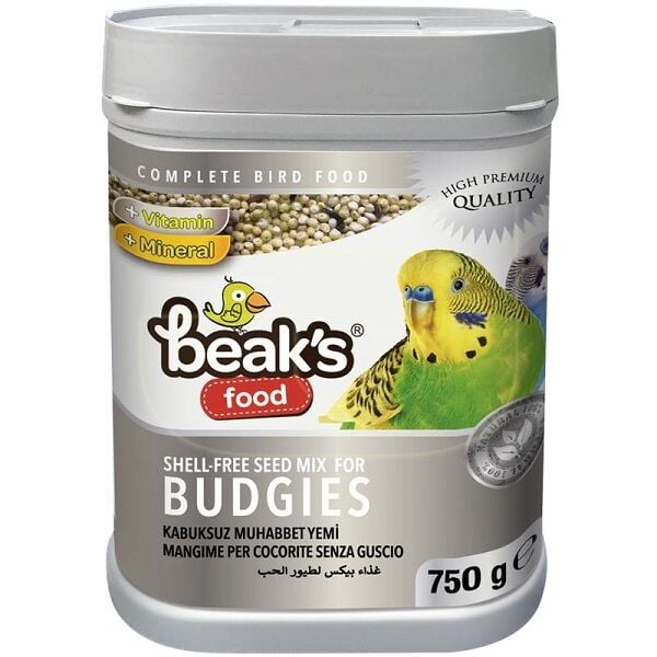 Beaks Kabuksuz Muhabbet Kuşu Yemi 750 gr
