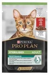 Pro Plan Kedi Pouch Steril Beef 85 Gr