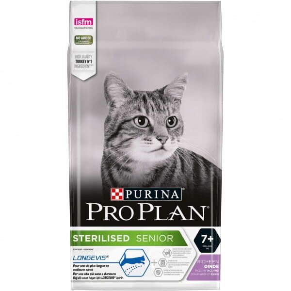 Pro Plan Sterilised İleri Yaşlı Kısırlaştırılmış Hindili Kedi Maması 3 kg