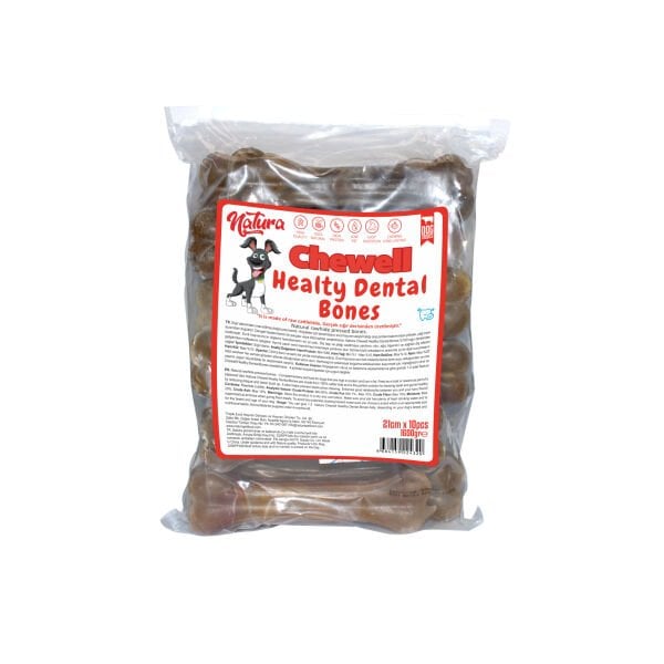 Natura Chewell Healty Dental Bones Natural Pres Kemik 21cm 10lu 1600Gr