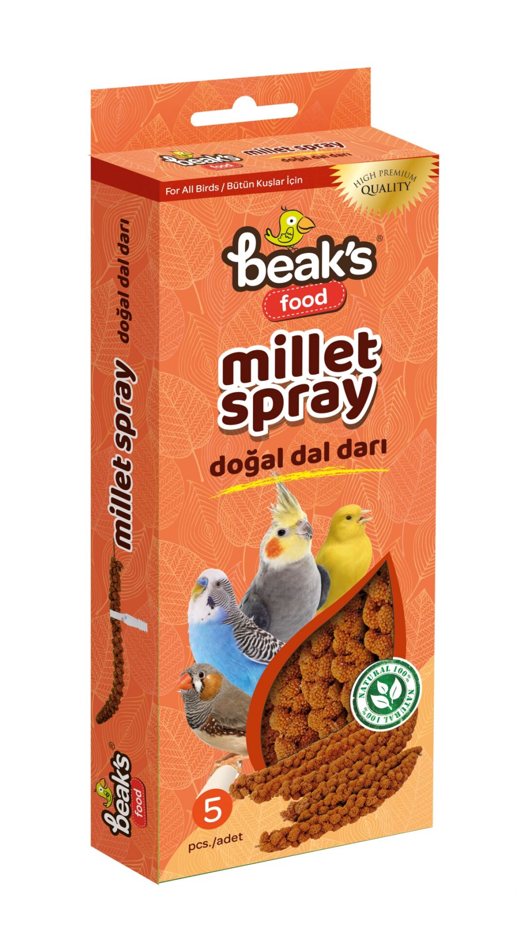 Beaks Kızıl Dal Darı 5 Li Kutu