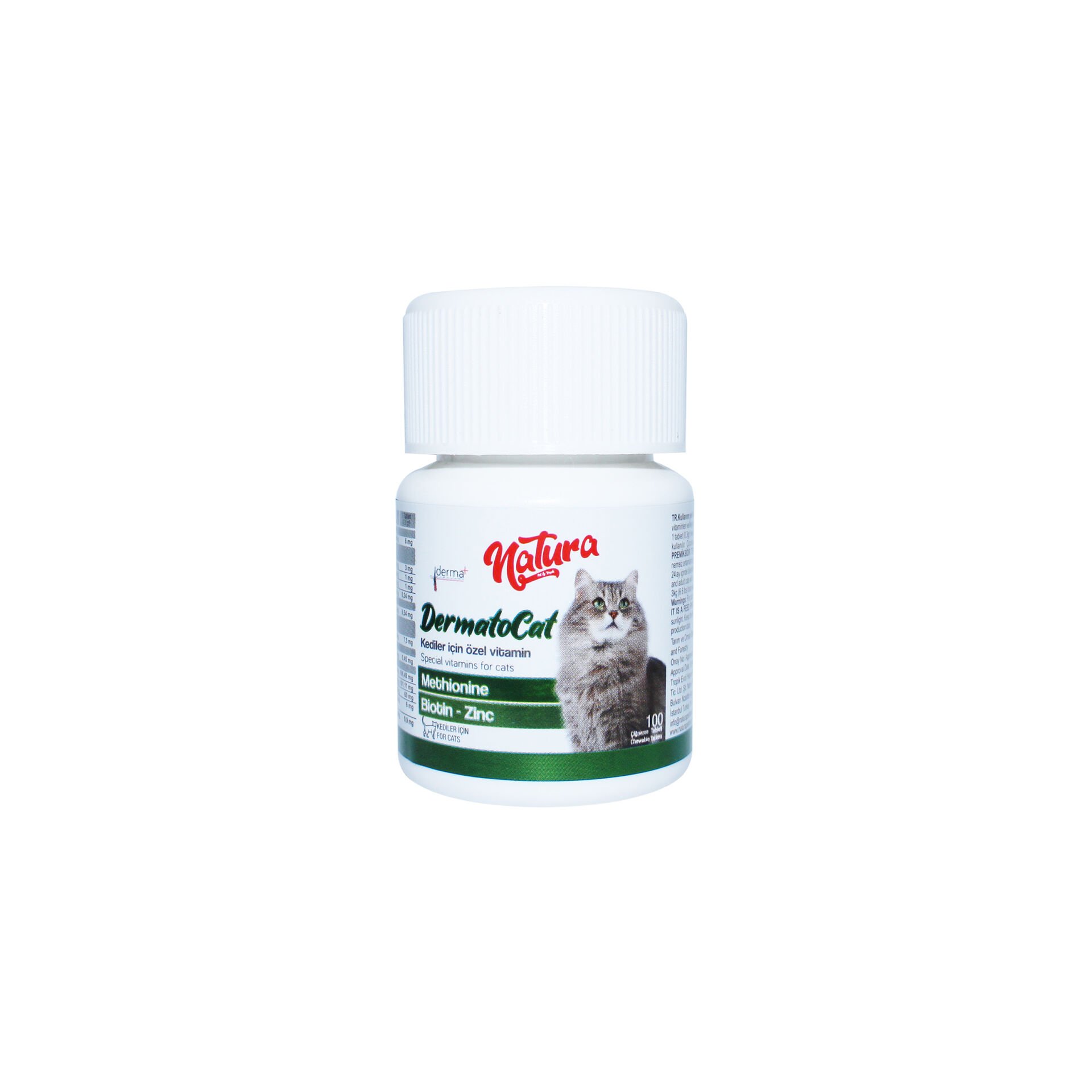 Natura DermaTo Cat 0,3 x 100 Tablet 30 Gr