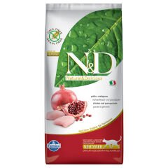 N&D Tahılsız Tavuk ve Narlı Kısırlaştırılmış Kedi Maması 5 Kg