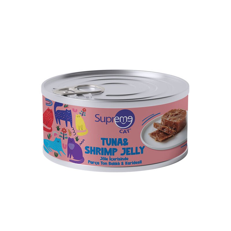 Supreme W Cat Parça Ton Balıklı /Karides Jöle İçerisinde 85gr