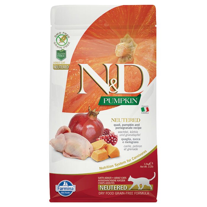 N&D Pumkın Bıldırcın Nar Kısır 1,5 Kg