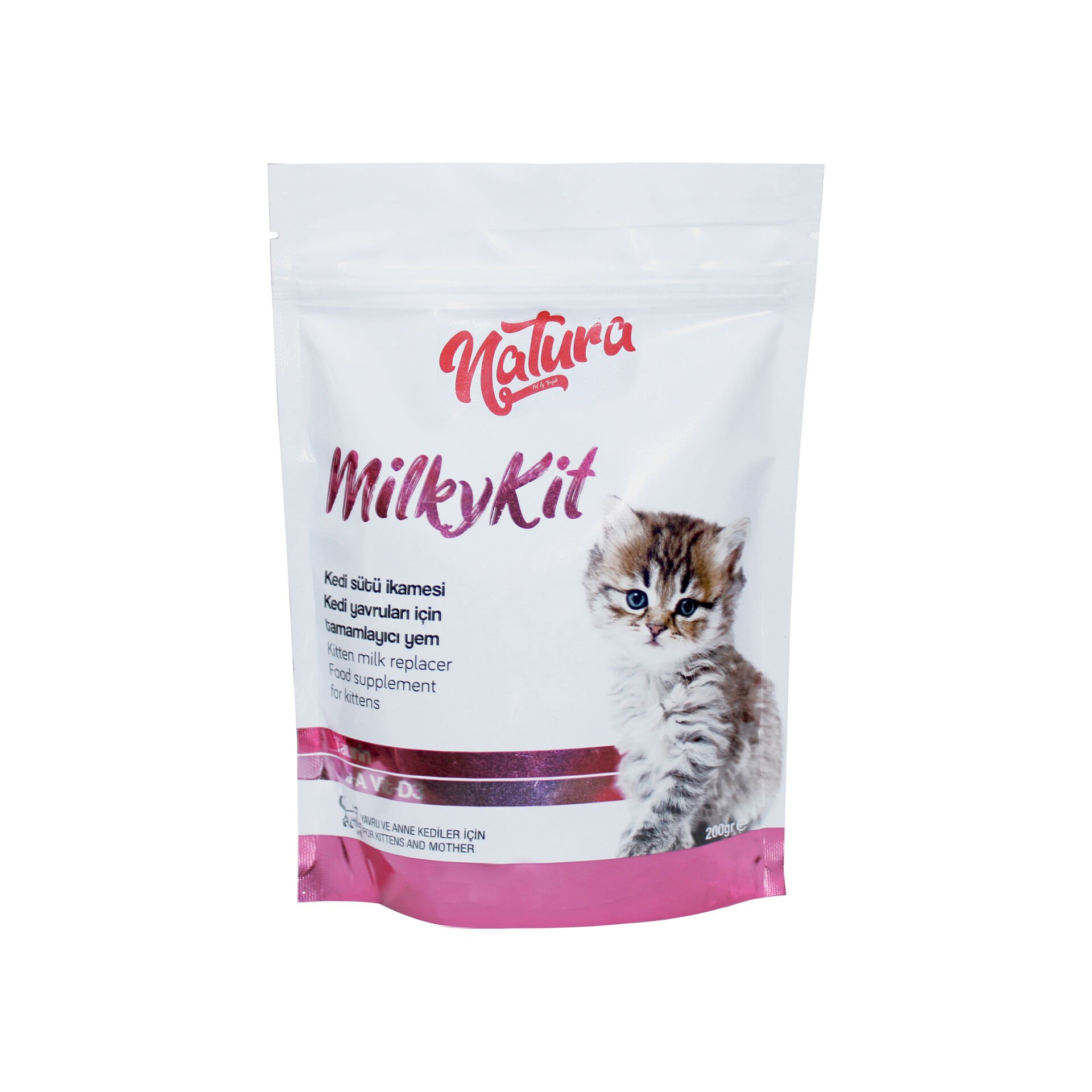Natura MilkyKit - Yavru Kedi Süt Tozu 200 Gr
