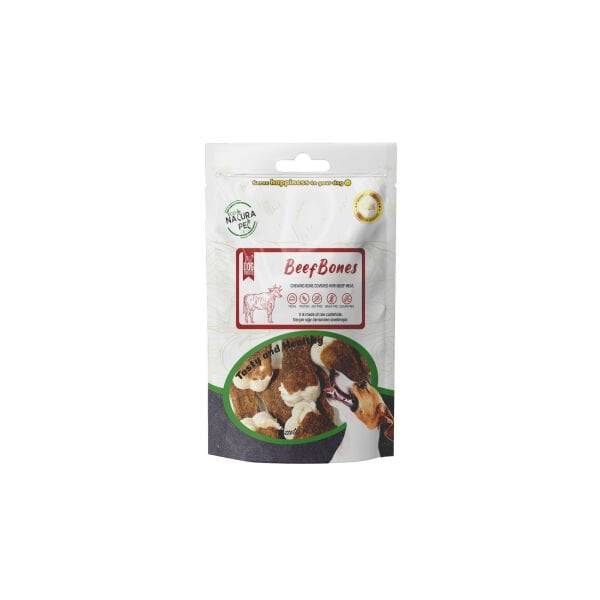 Eco Natura Pet Beef Bones - Biftek Kaplı Pres Kemik Köpek Ödülü 105 Gr