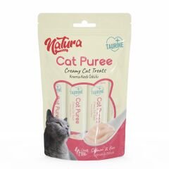 Natura Kedi Püre Kremli Somon Dana Ödül 5 Adet