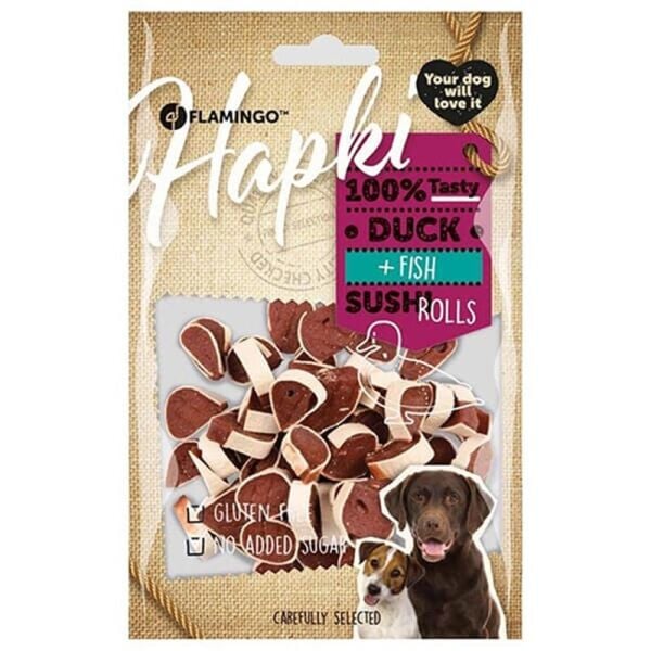 Flamingo Hapki Duck Fish Sushi Rolls 85Gr