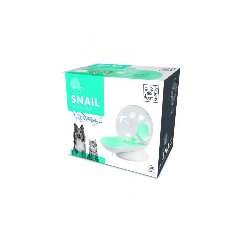 M-Pets Snaıl Hazneli Su Kabı Blue 2800ml