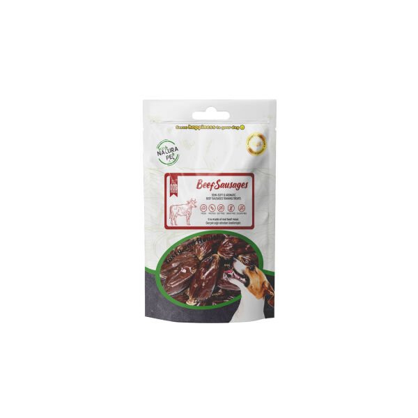 Eco Natura Pet Beef Sausages Yumuşak Biftek Sosis Köpek Ödülü 100Gr