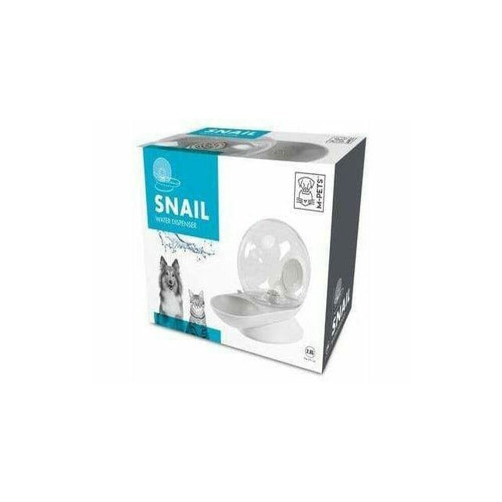 M-Pets Snaıl Hazneli Su Kabı White 2800ml