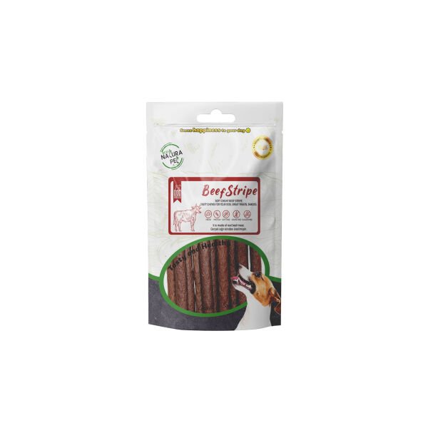 Eco Natura Pet Beef Strape Yumuşak Biftek Şeritleri Köpek Ödülü 100Gr