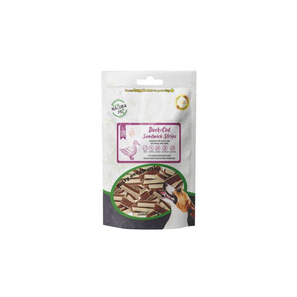 Eco Natura Pet Duck&Cod Sandwich Ördekli Sandviç Köpek Ödülü 100Gr