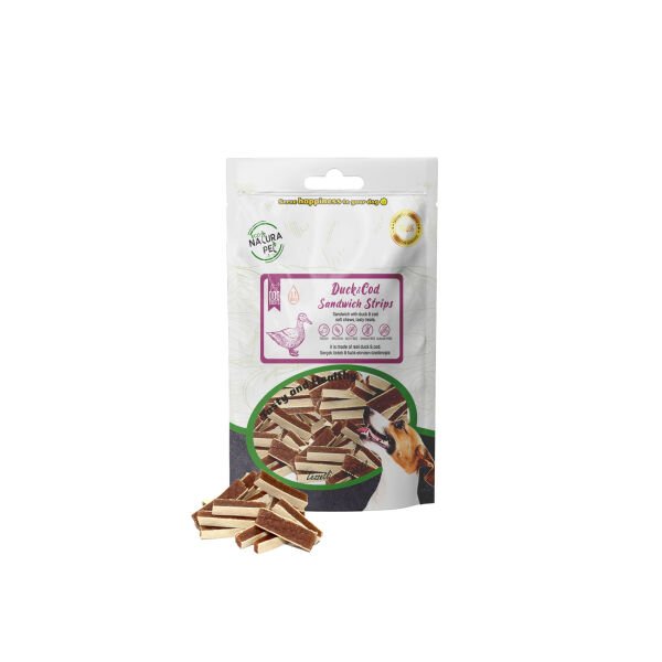 Eco Natura Pet Duck&Cod Sandwich Ördekli Sandviç Köpek Ödülü 100Gr