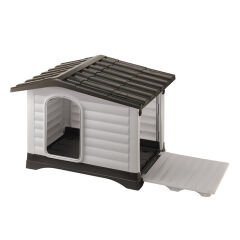 Ferplast Dog Villa 110 Plastik Köpek Kulübesi 111 cm x 84 cm x79 cm