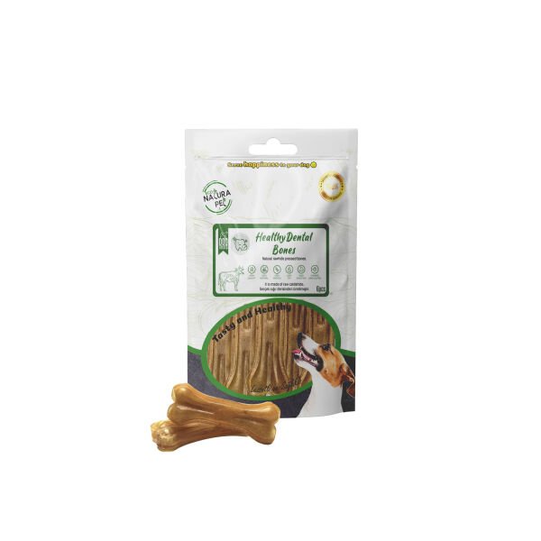 Eco Natura Pet Healty Dental Bones Natural Pres Kemik 8cm 6lı 120Gr
