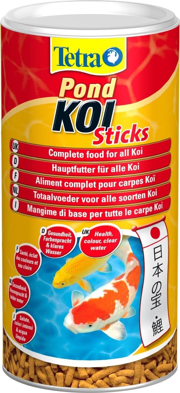Tetra Pond Koi Sticks Kırmızı Havuz Balıkları için Çubuk Yem 1 lt