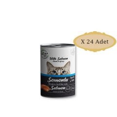 Eco Natura Yetişkin Kedi Somonlu Konserve 400 Gr X 24 Adet
