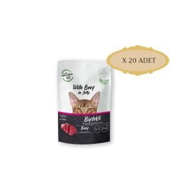Econatura Yetişkin Kedi Sığır Etli Pouch 85 Gr X 20 Adet