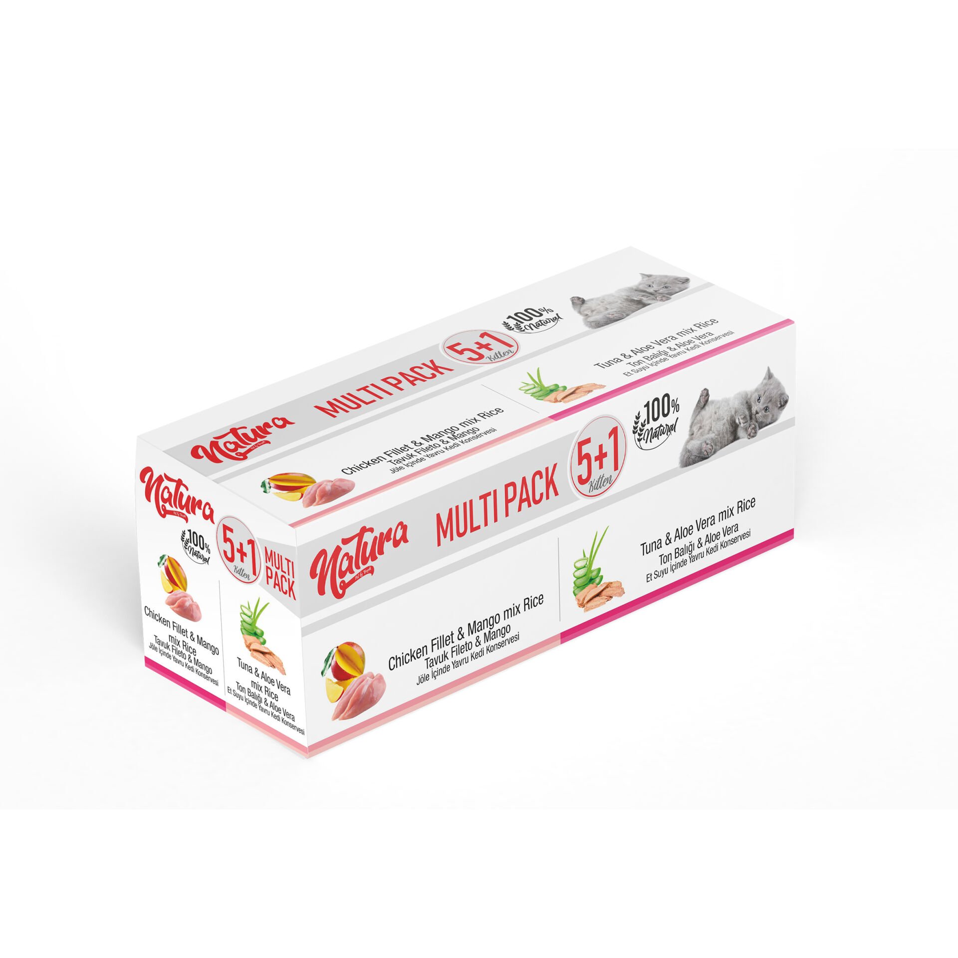 Natura Low Yavru Kedi Konservesi 70 Gr 5+1