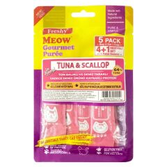 Freshy Meow Gurme Pure Ton Balıklı Deniz Taraklı 60Gr 5Li Paket