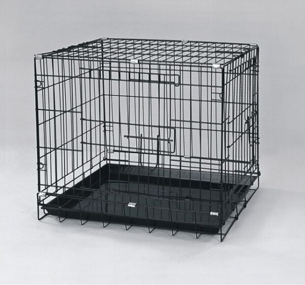 Dayang Köpek Kafesi 61 cm x 44 cm x 50 cm Siyah